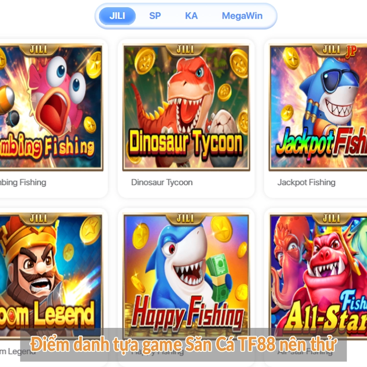 Điểm danh tựa game Săn Cá TF88 nên thử