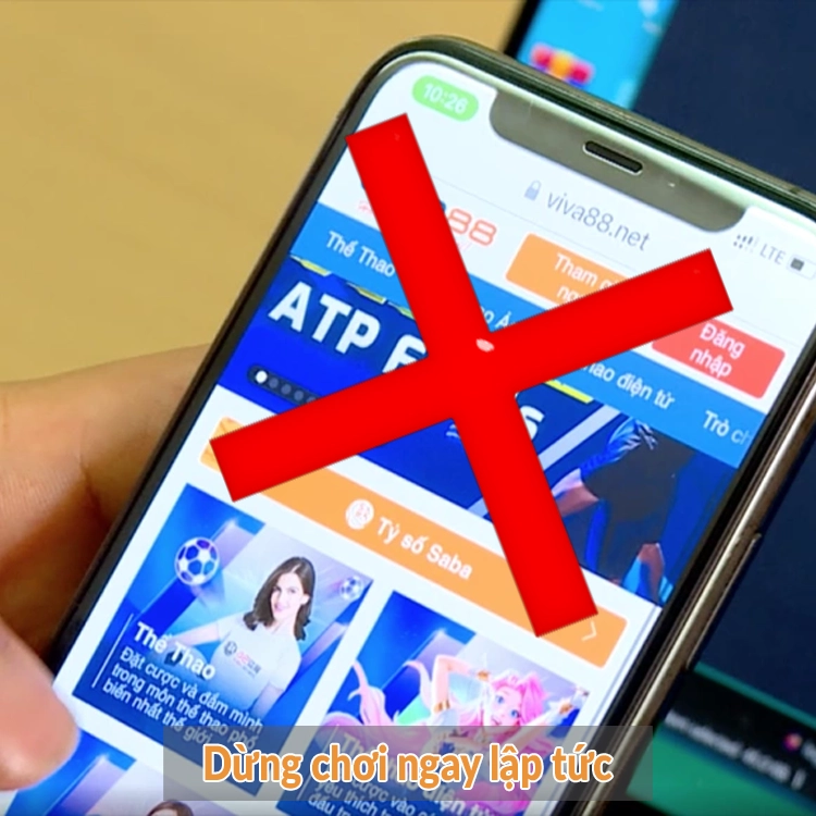 Dừng chơi ngay lập tức